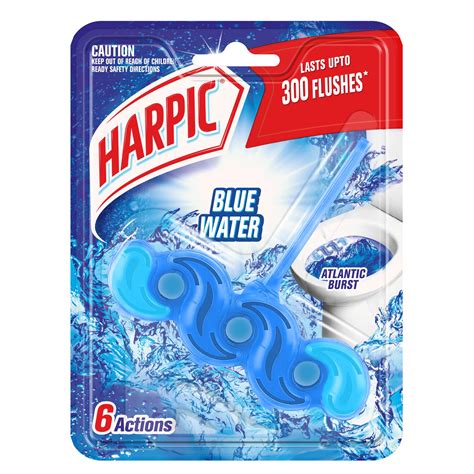 Harpic 35 gm - Atlantic Burst, Power Fresh 6 Toilet Cleaner Rim Block ...