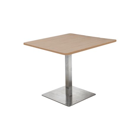 GC 9063 Cafe Table by Geeken | 25mm PLPB Top & SS Pipe Frame