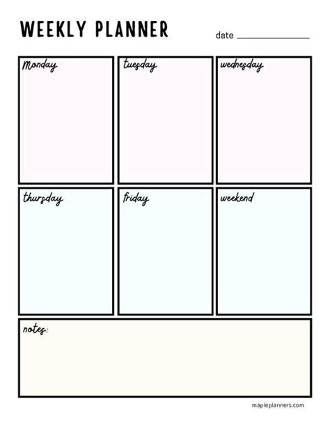 Image result for Planner Sample