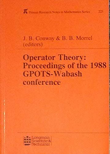 Buy Operator Theory: Conference Proceedings: 225 (Chapman & Hall/CRC ...