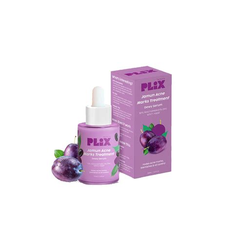 Buy Plix Jamun Acne Marks Treatment Dewy Face Serum with 10% ...