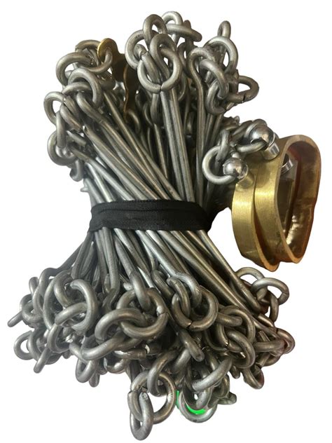 Industrial Survey Measuring Chain-100 Links & 10 Arrows -20 Meter ...