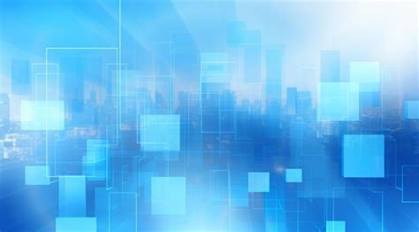 Bright blue business background | Premium Photo