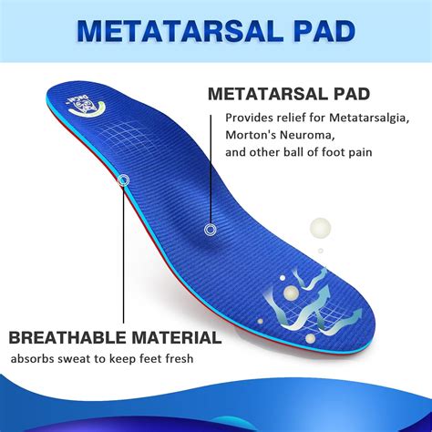 Buy DACAT Orthotic Flat Feet Arch Support Insoles - Metatarsal Orthotic ...