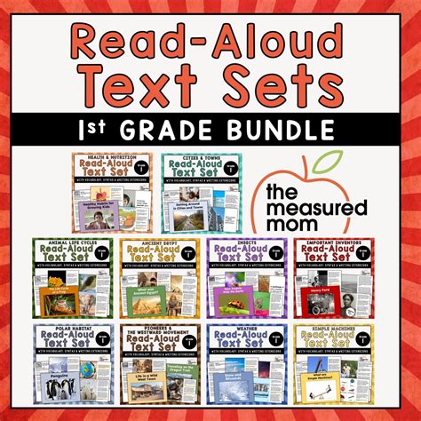 1st Grade Read-Aloud Text Set Bundle - The Measured Mom