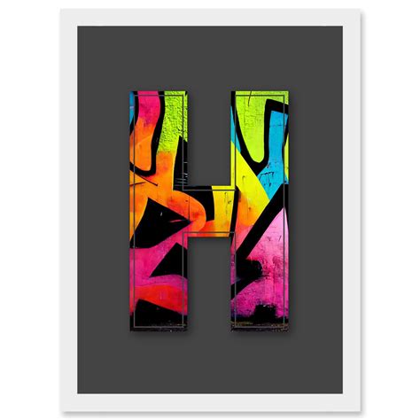 Graffiti Letter H