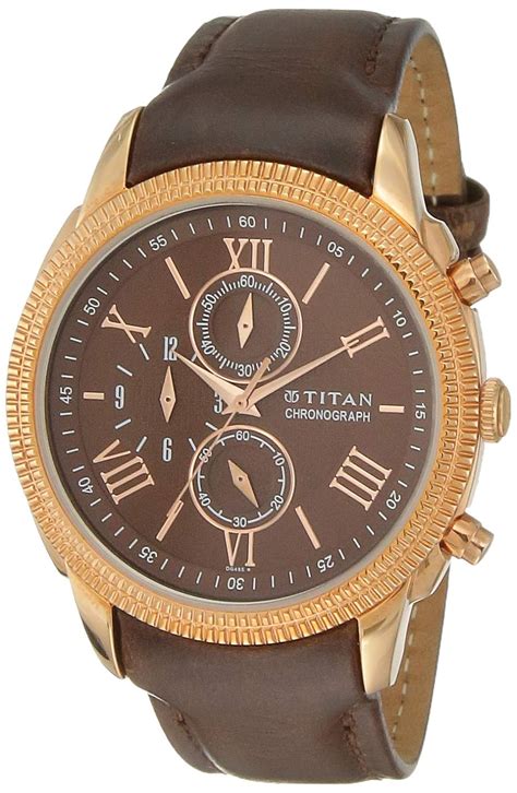Titan Classique Analog Brown Dial Men's Watch-1489WL02 / 1489WL02 ...