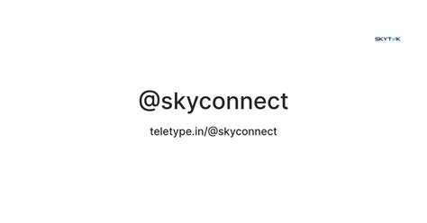 @skyconnect — Teletype