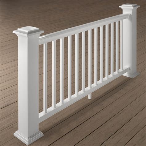 TimberTech 5-1/2-in x 5-1/2-in x 3-1/4-ft-in White Composite Deck Post ...