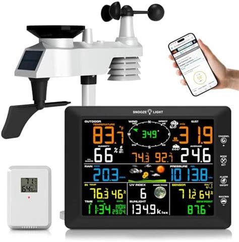 Urageuxy Weather Station with 8.3" Color Display, Wireless Weather ...