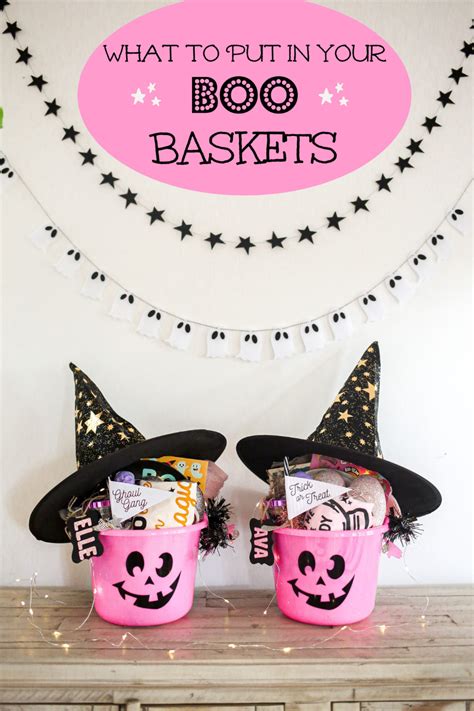 boo basket halloween