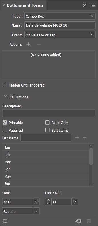 Image result for InDesign List Box With
