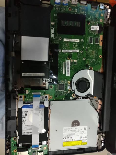华硕X455本子拆解升级SSD_华硕-JD游戏