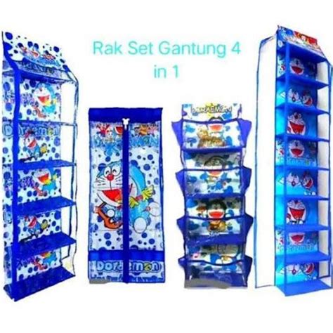 Jual Rak Set 4in1 Karakter (Rak Tas,Rak Sepatu,Rak Jilbab,Rak Kosmetik ...