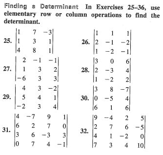 Image result for Getting Determinant Using Secounf Collum