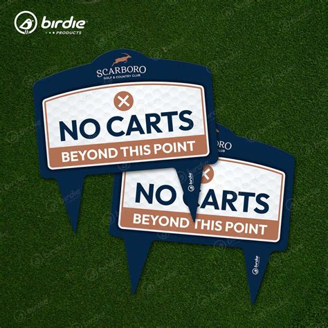 Cobraluminum | Golf Course Directional Signs – Birdie Products