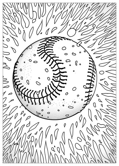 Softball Coloring Pages : Fun & Educational Activities for All ...