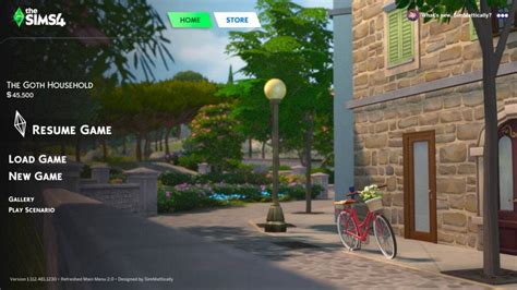 Image result for Sims 4 Menu Mod