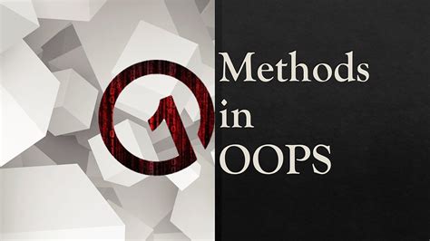 Image result for Object-Oriented Programming Methods