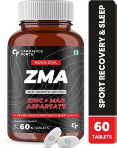 CARBAMIDE FORTE Zinc Magnesium Supplement for Muscle Recovery Zinc ...