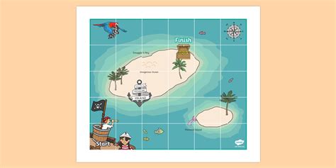 Bee Bot Treasure Map Mat - Learning Resource (teacher made)
