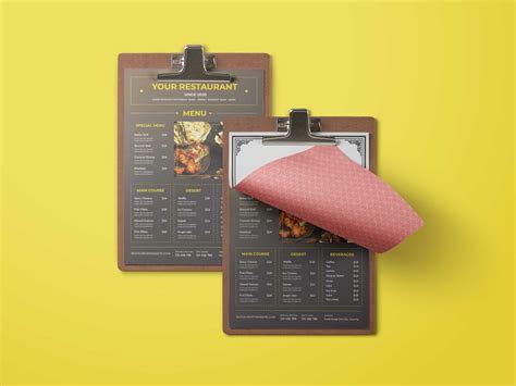 Food Menu Examples 的图像结果
