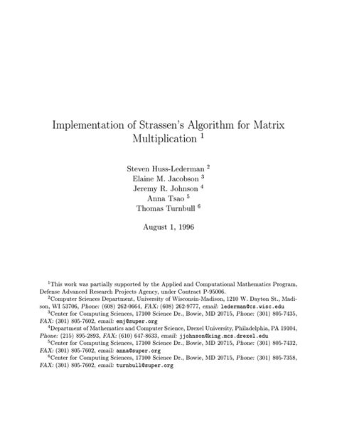 Strassen's Matrix Time Complexity 的图像结果
