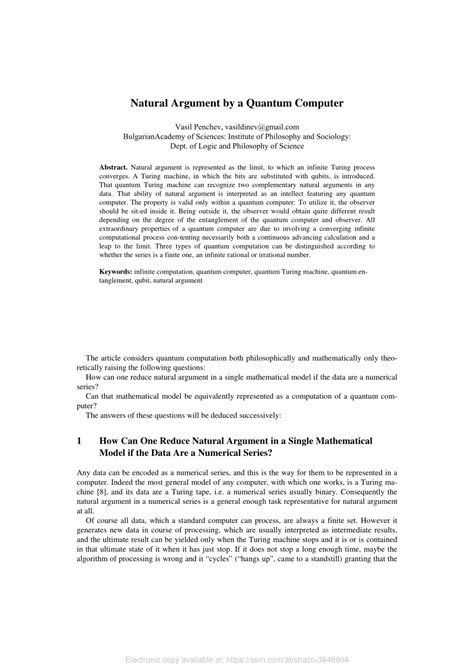 Image result for Argument Computer Science Example