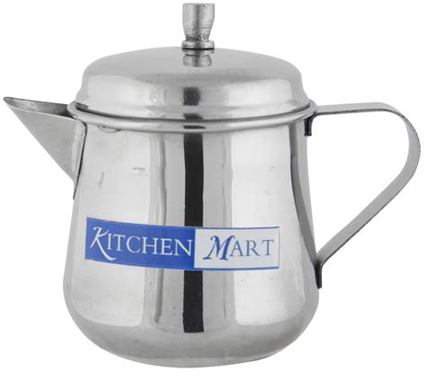Kitchen Mart Stainless Steel Ghee Kettle (Silver) : Amazon.in: Home ...