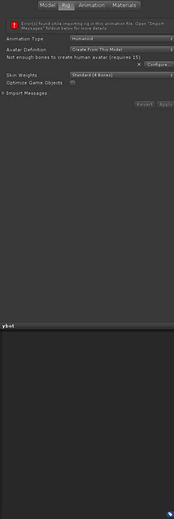 Unity Ragdoll Script 的图像结果