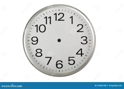 Clipart of clock without hands