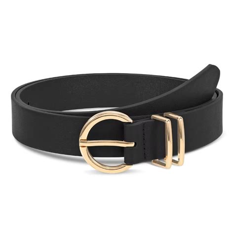 JASGOOD Black Belts for Women, Womens Leather Belt for Jeans Dress ...