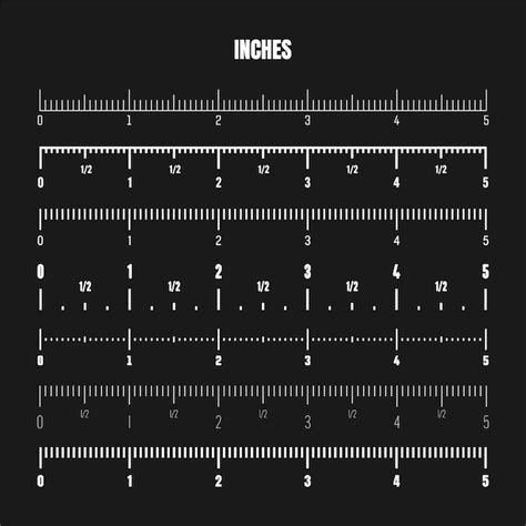 Image result for Inches Scale Vector