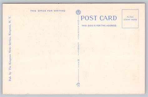 Postcard Tannersville New York City Police Recreation Camp Entrance ...