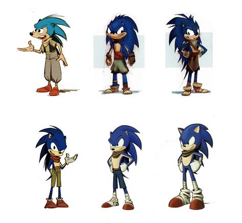 Sonic Boom Character Designs