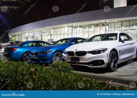 Vancouver BC, Canada - January 9, 2018: Office of Official Dealer BMW ...