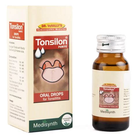 Medisynth Tonsilon Forte Drops – Homeopathic Remedy for Tonsillitis ...
