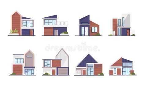 Residential Real Estate Minimalist Minimalist Vector Art