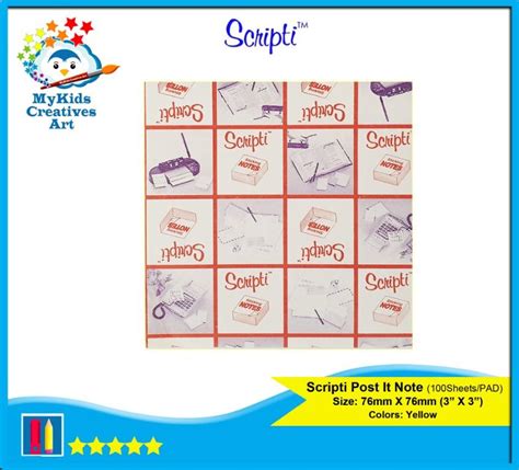 Image result for Scripti Post It Sizes