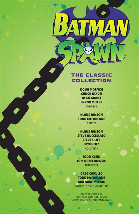 The World's Finest - Todd McFarlane's Spawn - Batman/Spawn Comic ...