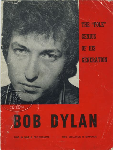 BOB DYLAN 1966 HIGHWAY 61 UK Tour Concert Program Programme Book | eBay