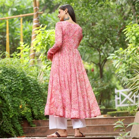 Zarna Floral Chiffon Kurta – Kameez.co