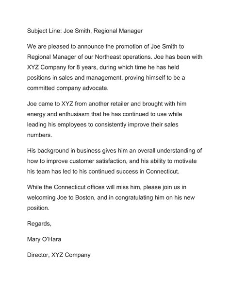 Image result for Promotion Letter Sample