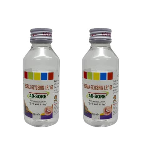 AD SORE Borax Glycerin for mouth ulcers
