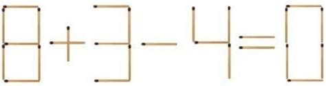 Brain Teaser Puzzle: Can you move only 1 Matchstick to fix the equation ...