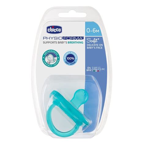 Chicco Physioforma Soft Baby Soother Blue for 0 - 6 Months, 1 Count ...