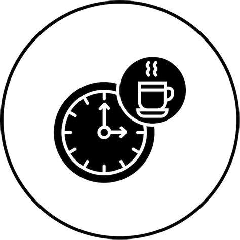 Tea time icon | Premium Vector