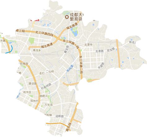 成华区地图全图高清版,成都市成华区街道地图 - 伤感说说吧