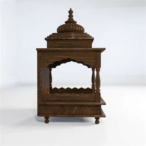 Heritage indian Devotional Dome Teak wood Home temple – Mandir Bazaar