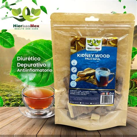 Palo azul 100 % orgánico / Kidney Wood/ Té de madera natural, té para ...
